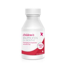 Ibuprofen 100mg in 5ml suspension for Children